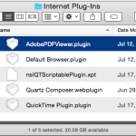 Delete the Adobe Acrobat Reader plugin in Safari