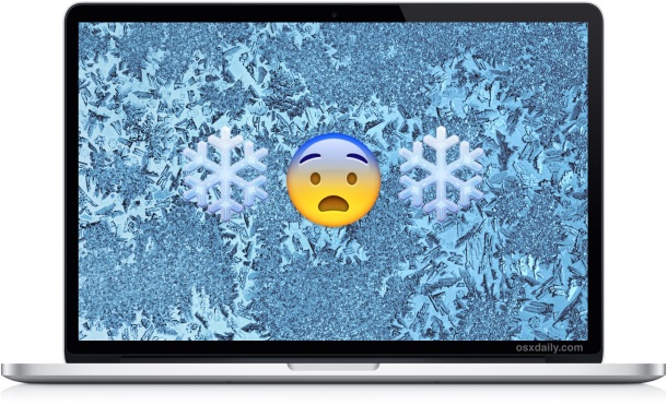 How to force reboot a frozen Mac