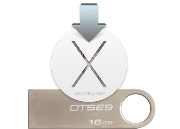 Make an OS X Yosemite bootable install drive