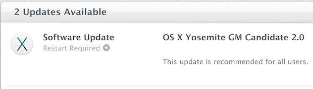 OS X Yosemite GM Candidate 2.0