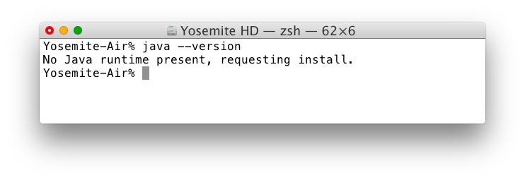 Get Java in OS X Yosemite from the command line