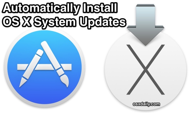 Automatically Install OS X Updates on a Mac