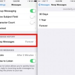 Delete old messages automatically in iOS