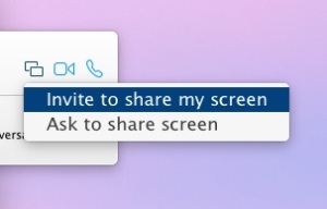 Screenshare Message Start or Request Screen Sharing from Messages in Mac OS - OS X Daily