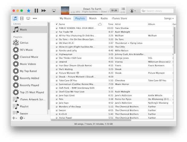The Small font size in iTunes 12 allows for a lot of on screen music data to be seen, the size 10 or 12 font text is very readable and looks great if your face is two inches from a monitor too