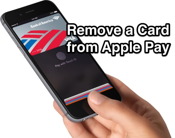 How to remove a card from Apple Pay on the iPhone