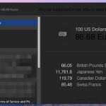 Convert Currency with Spotlight in OS X Yosemite, Dark Mode bug