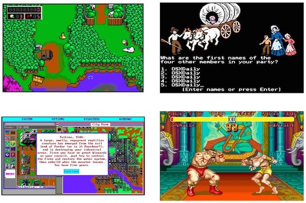 DOS Games are free to play online through the web