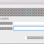Fonts displaying erroneously in Mac OS X