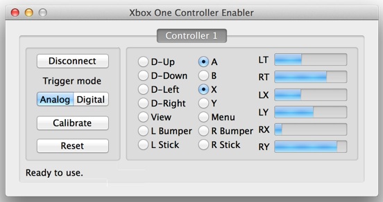 Use An Xbox One Controller On A Mac With Enabler Tool For Os X