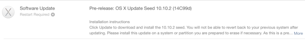 OS X Yosemite 10.10.2 Beta 5