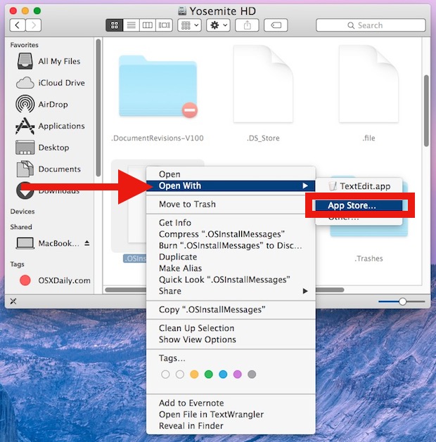 Найдите приложения для открытия неизвестных файлов в Mac App Store OS X
