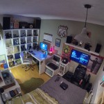 Vintage Mac setup, full room office