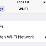 Connect to a hidden wi-fi network in iOS