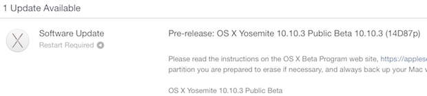 OS X 10.10.3 Public Beta