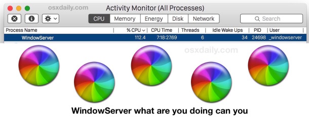 WindowServer, why do you eat so much CPU? I bought you a new Mac, what else do you want? Please WindowServer, be nice.