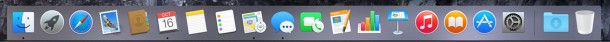 The Dock in Mac OS can have apps minimize into dock icons