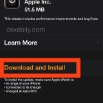 How to update Apple Watch OS