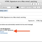 HTML signature in Mac Mail app of OS X