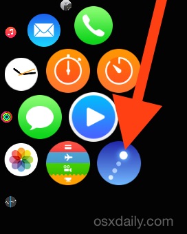 New app installed onto Apple Watch