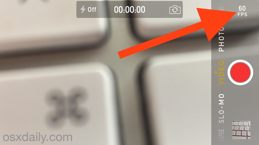 Записывайте видео со скоростью 60 кадров в секунду на iPhone