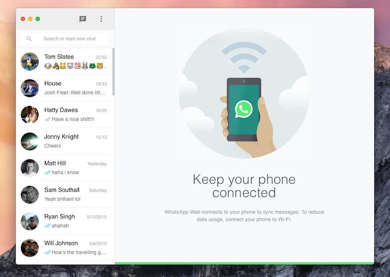WhatsApp for Mac WhatsMac