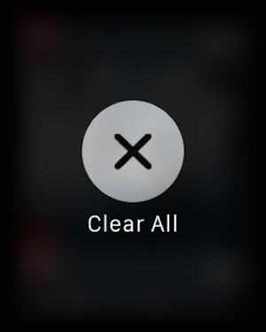 Clear all notifications on Apple Watch instantly