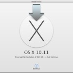 OS X El Capitan Boot Install drive