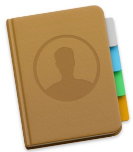 Contacts app in Mac OS X