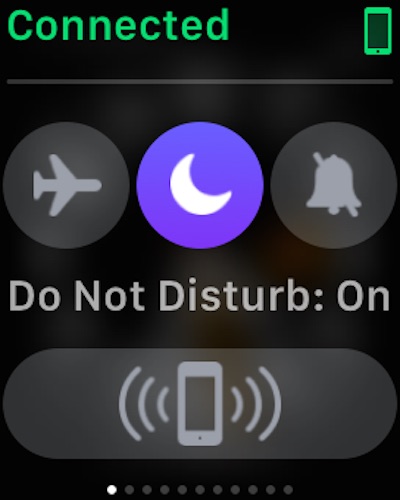 Do Not Disturb on Apple Watch