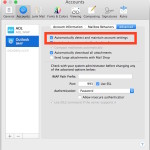 Fix mail problems after updating OS X
