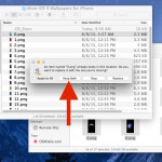 Hold OPTION key to reveal 'Keep Both' files option in Mac Finder