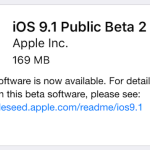 iOS 9.1 Public Beta 2