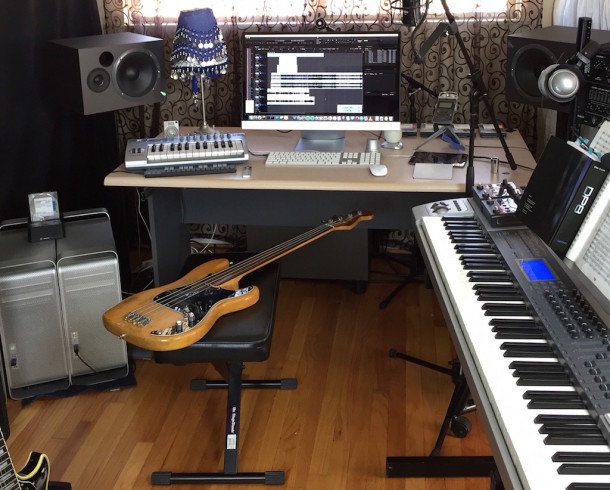 Professional Mac Pro music recording studio
