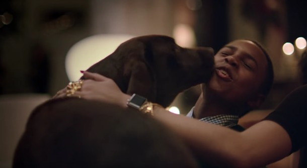 Apple Holiday 2015 commercial with Stevie Wonder, and a very friendly happy dog