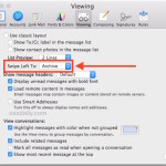 Change the Mac Mail swipe left gesture