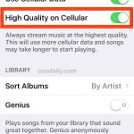 Enable high quality streaming over cellular