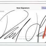 Digitally sign a document on iPhone and iPad