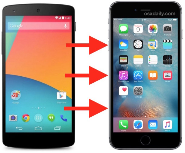 How to migrate Android to iPhone