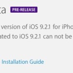 iOS 9.2.1 beta 1