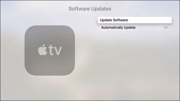 Update Apple TV software