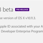 OS X 10.11.3 Beta 1