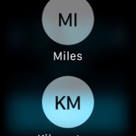 Switch workout from miles to kilometer