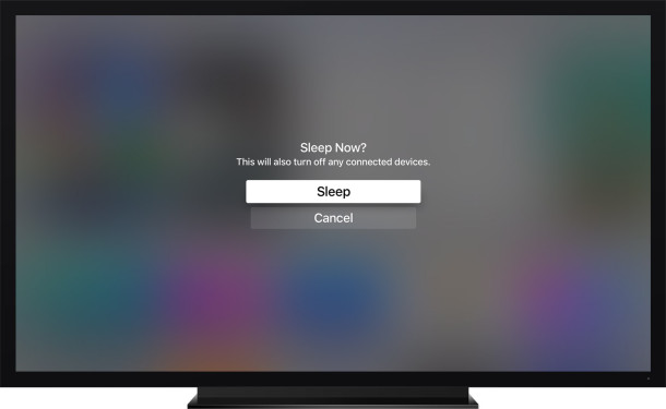 Как выключить Apple TV
