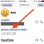 How to Disable Contacts found in Mail in iOS
