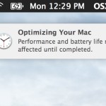 Optimizing Your Mac notification in Mac OS X