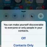 Set AirDrop to be available to Everyone