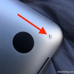 Put nail polish on MacBook screws to help prevent tampering