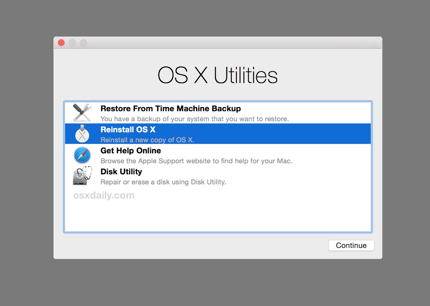 Mac os x recovery software windows 7