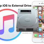 How to backup iPhone, iPad to an external hard drive